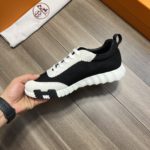 Hermes Bouncing Sneakers Black And White For Men H221897ZH11390