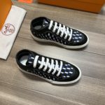 Hermes Enjoy Sneaker Black And Blue For Men