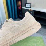 Gucci Men's Logo GG Gucci Sneakers With Posedon Beige For Men