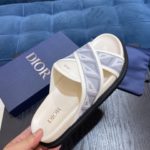 Christian Dior Aqua Sandal White For Men CD