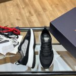 Christian Dior B25 Runner Sneaker Black For Men CD 3SN259ZJF_H968