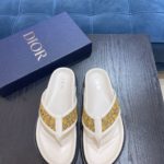 Christian Dior Aqua Sandal White For Men CD