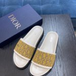 Christian Dior Aqua Sandal White/Yellow For Men CD