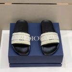 Christian Dior Aqua Sandal Black/Cream For Men CD