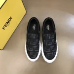 Fendi Force Slip On Sneakers Black For Men 7E1454AD77F13RZ