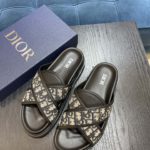 Christian Dior Aqua Sandal Brown/Beige For Men CD