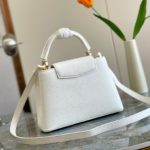 Louis Vuitton Capucines BB White For Women, Women’s Handbags, Shoulder Bags And Crossbody Bags 10.6in/27cm LV