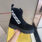 Fendi Force High Tops Boots Black For Men 7U1447