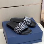 Christian Dior Aqua Sandal Black For Men CD