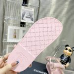 Chanel Women's Sandals With Chanel Logo Pink For Women