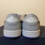 Dior x Air Jordan 1 Low-Top Grey and White Sneaker For Women, Women's Shoes