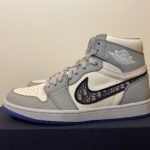 Nike Dior x Air Jordan 1 High OG Wolf Grey/Sail/Photon Dust/White For Women, Women's Shoes