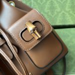 Gucci Bamboo Small Backpack Brown For Women, Women's Bags 8.6in/22cm GG ‎‎702101 UZY0T 2535