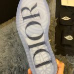 Nike Dior x Air Jordan 1 High OG Wolf Grey/Sail/Photon Dust/White For Men, Men's Shoes