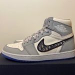 Nike Dior x Air Jordan 1 High OG Wolf Grey/Sail/Photon Dust/White For Men, Men's Shoes