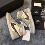 Nike Dior x Air Jordan 1 High OG Wolf Grey/Sail/Photon Dust/White For Men, Men's Shoes