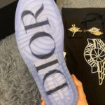 Dior x Air Jordan 1 Low-Top Grey and White Sneaker For Men, Men's Shoes