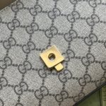 Gucci Ophidia Gucci Horsebit 1955 Mini Bag White And Beige For Women, Women's Bags 8.6in/22cm GG