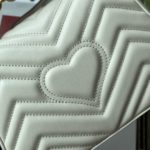 Gucci GG Marmont Mini Top Handle Bag White For Women, Women's Bags 8.3in/21cm GG ‎547260 DTDIT 9022