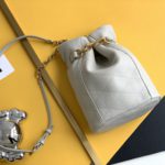 Saint Laurent Le Maillon Hook Bucket Bag White For Women, Women's Bags 10.6in/27cm YSL  686310AAAJK9207