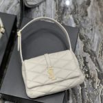 Saint Laurent Le 57 Hobo Shoulder Bag White For Women, Women's Bags 9.8in/25cm YSL 698567AAAO09207