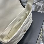 Saint Laurent Le 57 Hobo Shoulder Bag White For Women, Women's Bags 9.8in/25cm YSL 698567AAAO09207