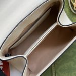 Gucci Ophidia Gucci Horsebit 1955 Mini Bag White And Beige For Women, Women's Bags 8.6in/22cm GG