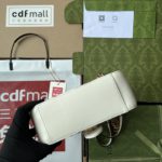Gucci GG Marmont Mini Top Handle Bag White For Women, Women's Bags 8.3in/21cm GG ‎547260 DTDIT 9022