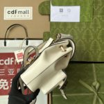 Gucci Bamboo Small Backpack White For Women, Women's Bags 8.6in/22cm GG ‎‎702101 UZY0T 9022