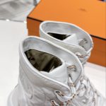 Hermes Fresh Ankle Boot White For Women 1.8in/4.5cm H222052Z 90375