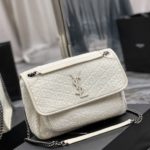 Saint Laurent Niki Medium Chain Bag White For Women, Women's Bags 11in/28cm YSL