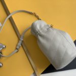 Saint Laurent Le Maillon Hook Bucket Bag White For Women, Women's Bags 10.6in/27cm YSL  686310AAAJK9207