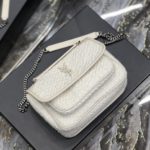Saint Laurent Niki Baby Chain Bag White For Women, Women's Bags 8.2in/21cm YSL