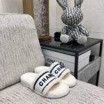 Chanel Women's Mules With Lining White For Women 1.2in/3cm