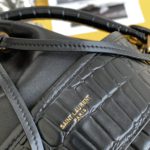 Saint Laurent Le Maillon Hook Bucket Bag Black For Women, Women's Bags 10.6in/27cm YSL