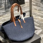 Saint Laurent Panier Big Bag Blue For Women, Women's Bags 21.7in/55cm YSL