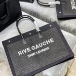 Saint Laurent Rive Gauche Tote Bag Grey For Women, Women's Bags 18.9in/48cm YSL