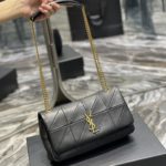 Saint Laurent Jamie Medium Chain Bag Black For Women, Women's Bags 9.8in/25cm YSL