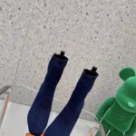Hermes Volver 90 Ankle Boot Blue For Women 3.5in/9cm H192035Z O5405