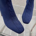 Hermes Volver 90 Ankle Boot Blue For Women 3.5in/9cm H192035Z O5405