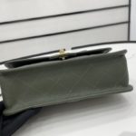 Chanel AS3653 22K Bag Dark Green For Women, Women's Bags 9.8in/25cm