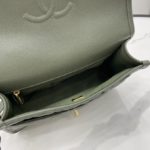 Chanel AS3653 22K Bag Dark Green For Women, Women's Bags 9.8in/25cm