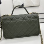 Chanel AS3653 22K Bag Dark Green For Women, Women's Bags 9.8in/25cm