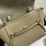 Celine Nano Micro Belt Bag In Grained Material Light Taupe For Women 9.5in/24cm