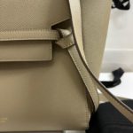 Celine Nano Micro Belt Bag In Grained Material Light Taupe For Women 9.5in/24cm