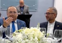 Recibe Olivaldo Paz al Embajador de Irán en México. Está en Tijuana Sede de la Selección Iraní