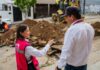 Mónica Vega atiende afectaciones en red sanitaria de Lomas del Porvenir en Tijuana