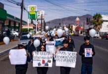 Marchan en silencio por menores de edad víctimas de delitos en Tecate