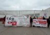 Maestros de la CNTE bloquean la garita El Chaparral en protesta contra la Ley del ISSSTE