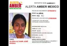 Alerta AMBER México, solicita el apoyo para la búsqueda de GLORIA ALTAHIR JOSÉ RIVERA de 14 años